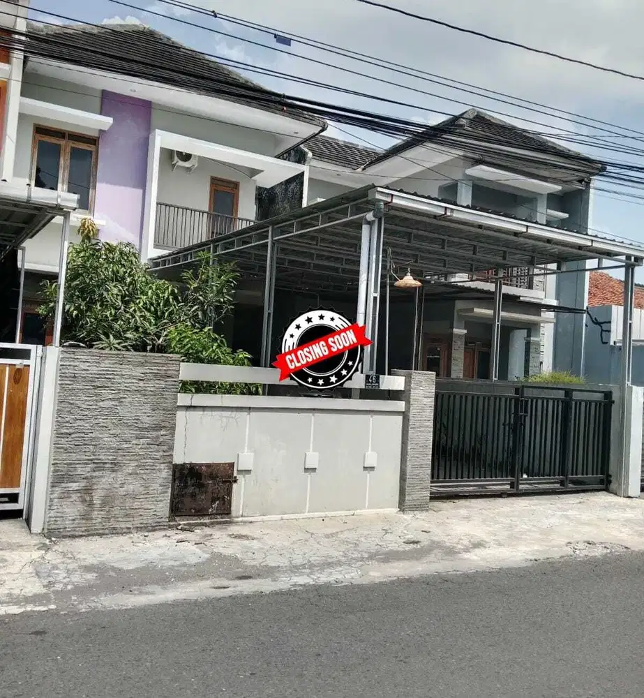 Rumah 2 lantai pinggir jalan utama nln kaliurang KM 10 gentan
