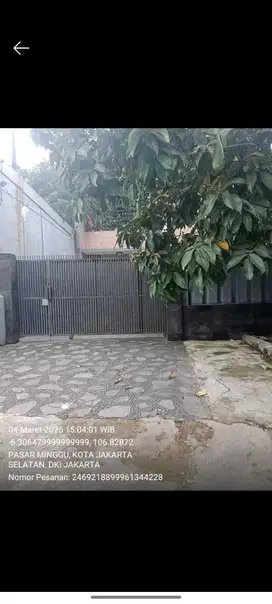 DIJUAL RUMAH JL KEBAGUSAN II PASAR MINGGU JAKARTA SELATAN
