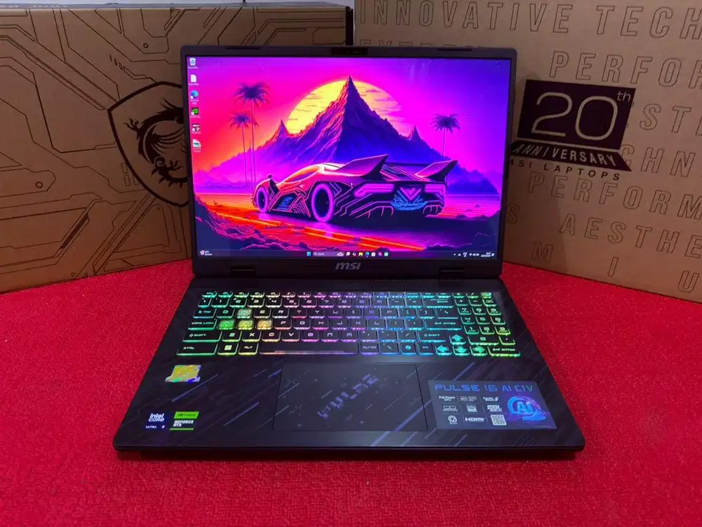 MSI Ai Pulse Intel Core Utra 9 185H Vga RTX4060 Ram 32GB muluss garasi