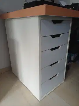Storage Laci 5 Drawer Ikea Alex Drawer Putih