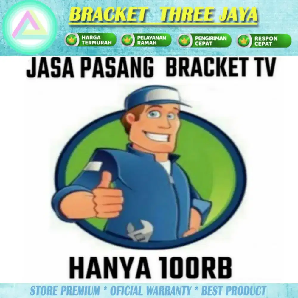 Jasa pasang bracket tv lcd led tv