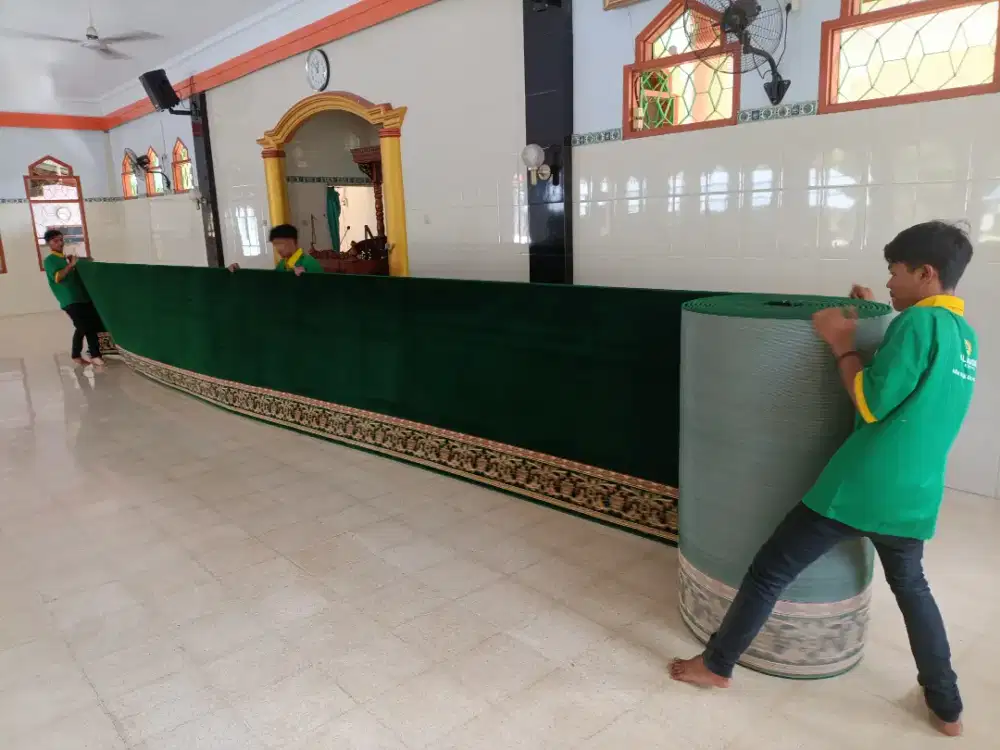 Ambal Sajadah Karpet Masjid Termurah. Tersedia Lokal maupun Impor