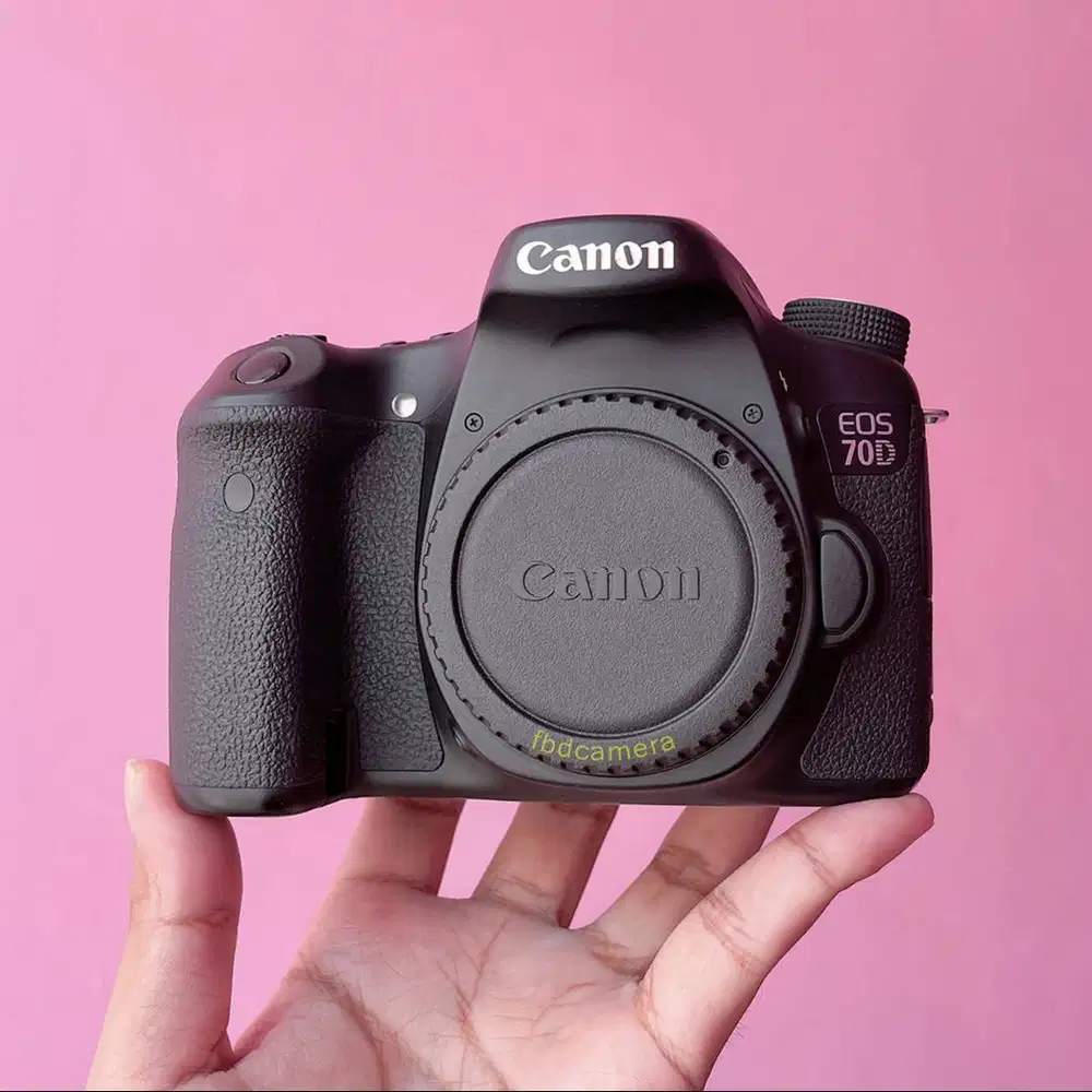 Canon 70D Body Only Wifi Sc 10K Box Fullset
