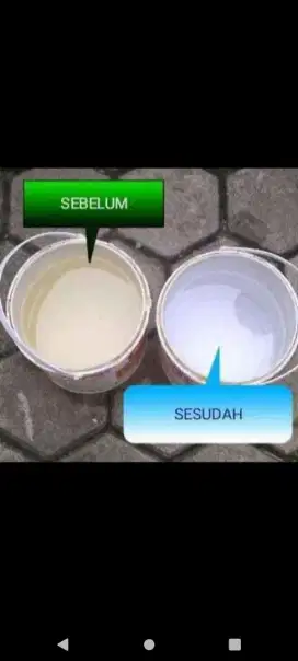 Filter air kuning keruh