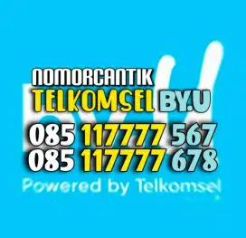 (bisa COD) Nomor CANTIK kartu TELKOMSEL by.U byU HOKY NAIK 567 678 #1