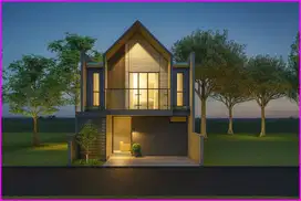 Dekat RSU Gramedika Jual Rumah Jogja Model Scandinavian Type 90