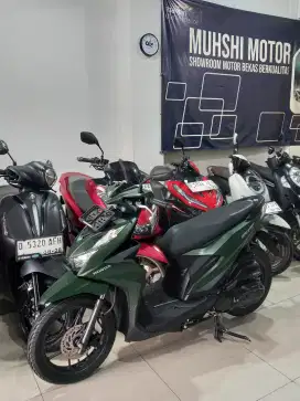 BEAT DELUXE CBS ISS 2024, SEPERTI BARU KM 12 RIBU, MUHSHI MOTOR.