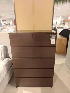 MAXY CHEST 4+2 DRAWERS BROWN OAK KREDIR