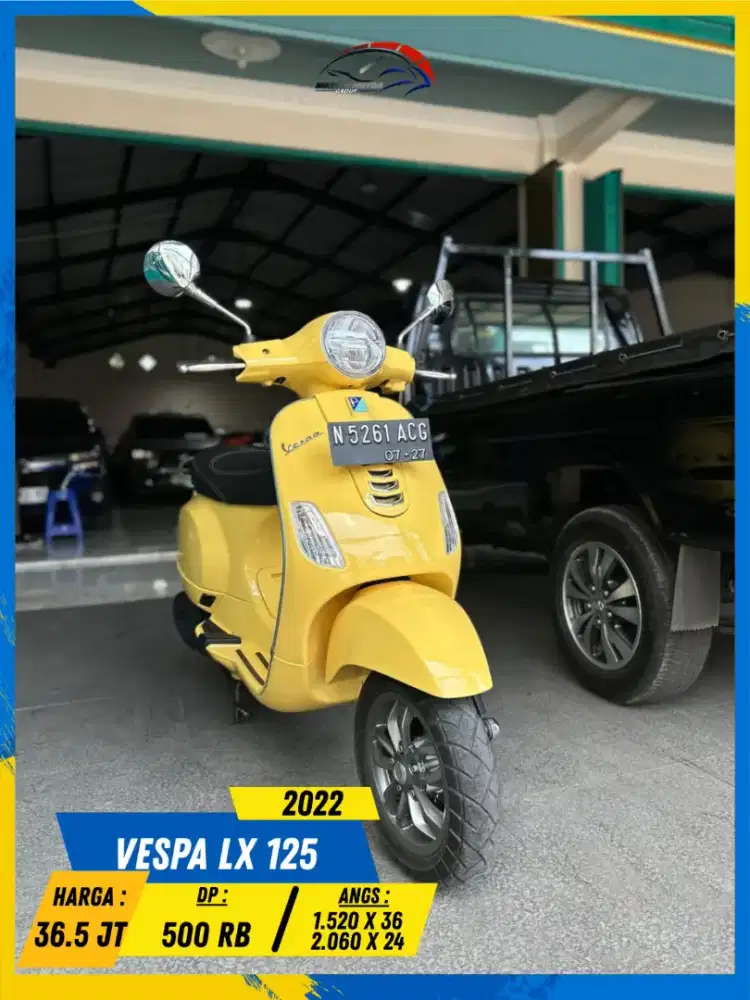 VESPA LX 125 2022 MONGGO PANTAU BOSSKU HIKMAH MOTOR KEPUH MALANG