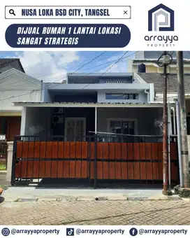 RUMAH BARU 1.5LANTAI DI NUSA LOKA BSD ,MDB30,