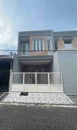PONDOK TJANDRA 2 Lantai ‼️Rumah Minimalis Baru Waru Row 2 Mobil Longgar
