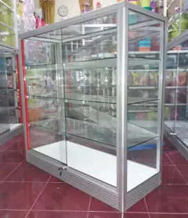 Etalase Panjang 1 Meter || Kaca Full 5mm