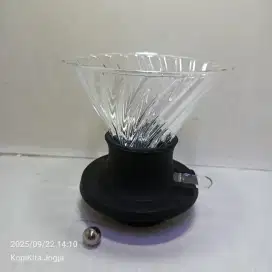 immersion cone coffe dripper v60 transparan