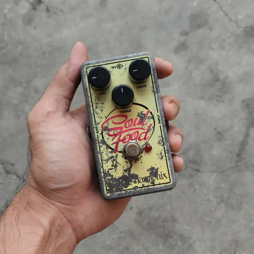 Electro harmonis soul food overdrive pedal efek gitar klon centaur ehx