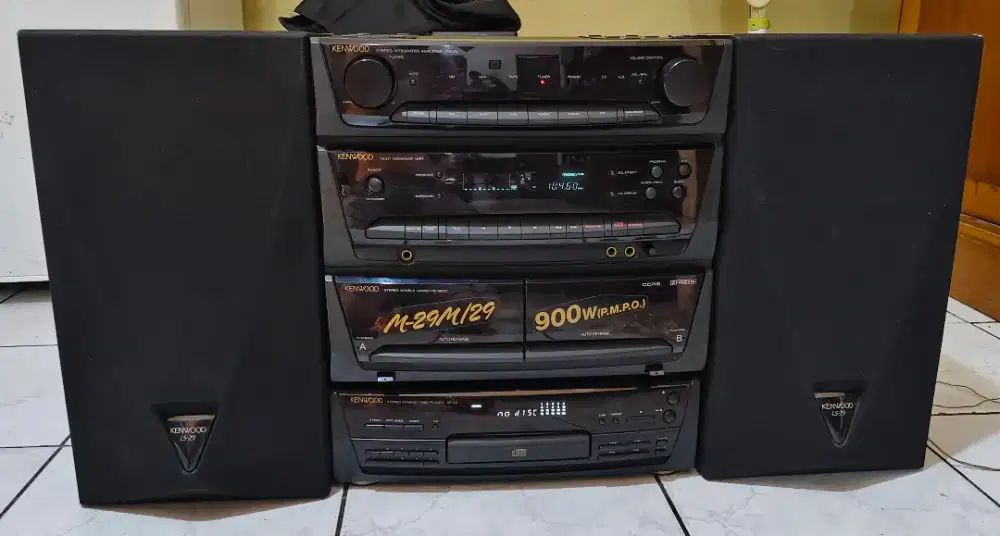 Amplifier dan speaker Kenwood minus