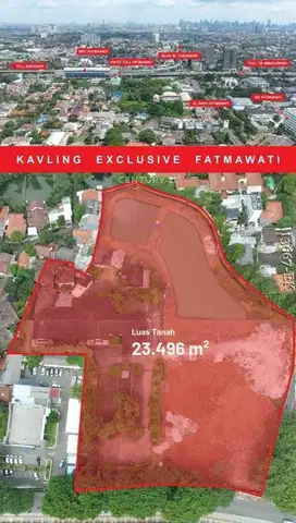 Kavling komersil limit & strategis di jakarta selatan