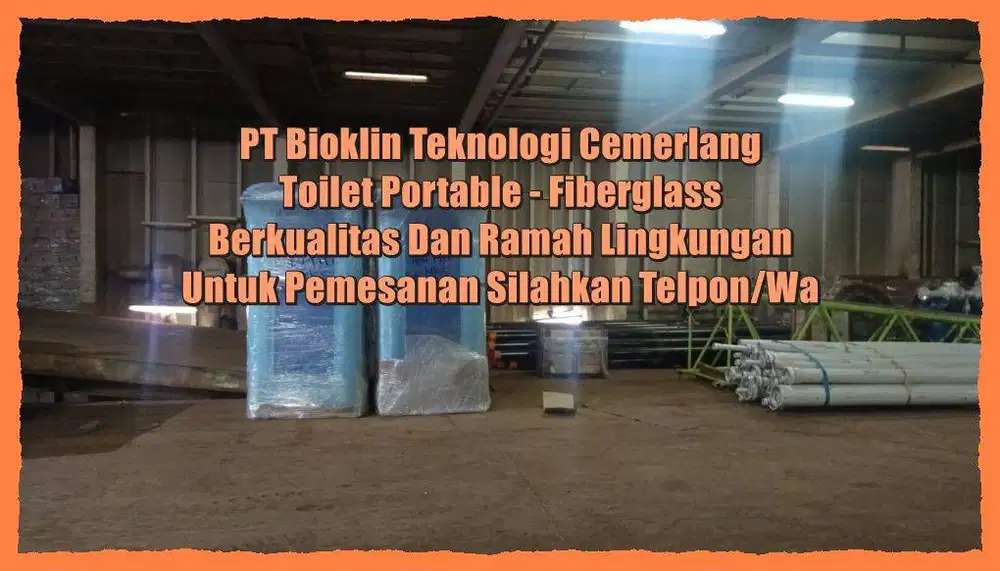 Toilet Portable, Toilet Premium, Berkualitas Tinggi