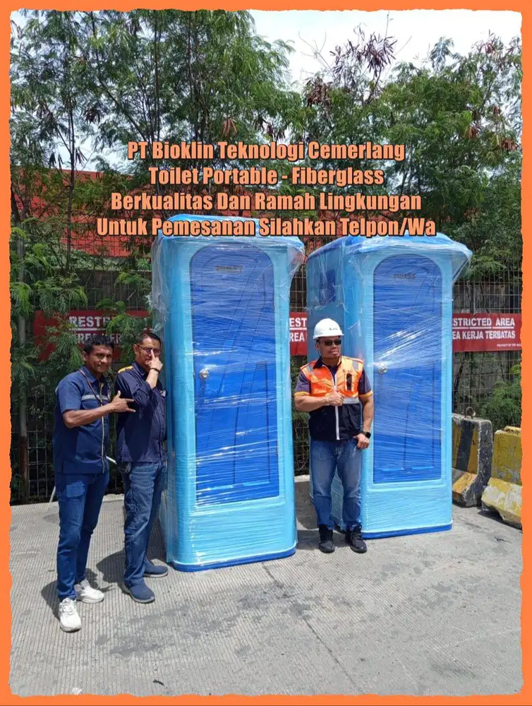 Toilet Portable,  Toilet Outdoor, WC Portable,Praktis Mudah Dipindahka