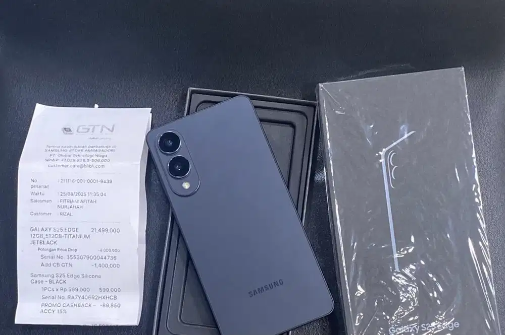 samsung s25 edge 12/512gb like new
