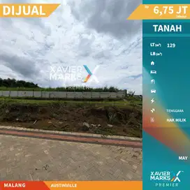 Dijual Tanah Kavling Akses Mudah di Austinville Dieng Malang
