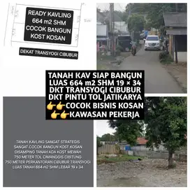 TANAH KAVLING MURAH DEKAT TRANSYOGI CIBUBUR BEKASI COCOK KOST KOSAN