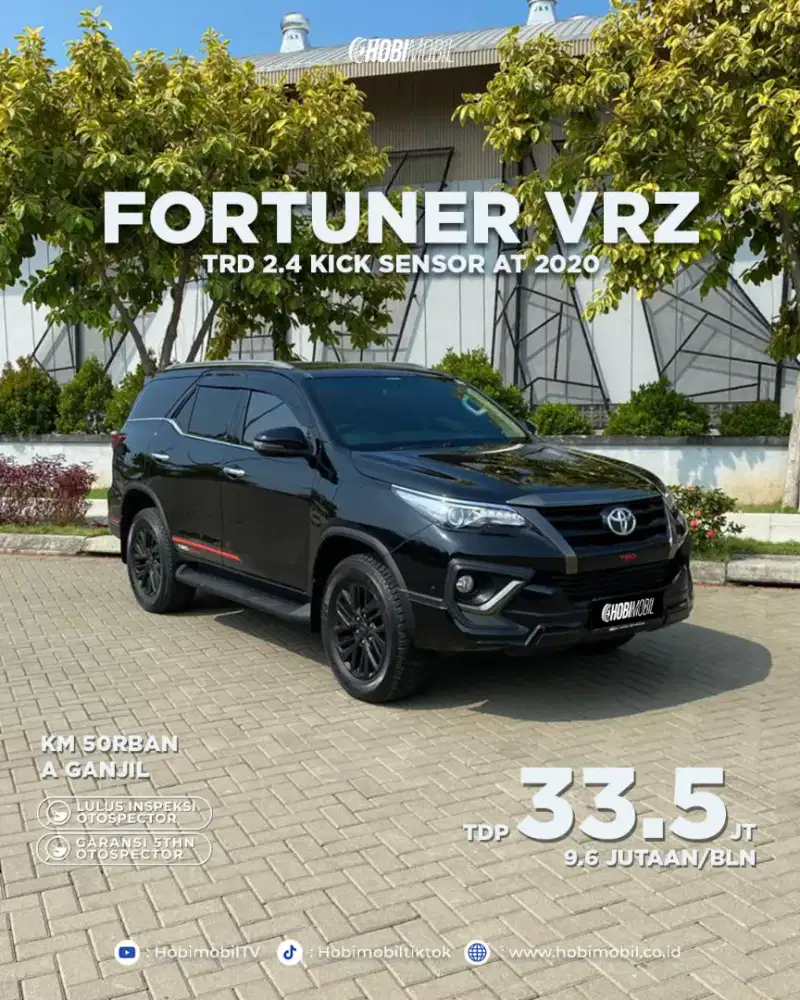Fortuner VRZ TRD at 2020 tipe tertinggi