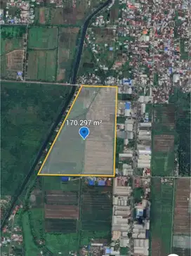 Tanah cocok dibangun Gudang atau Pabrik