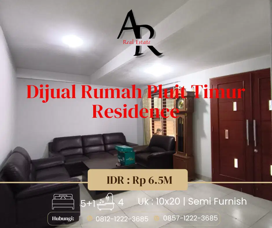 Dijual Cepat Barang Langka  Rumah Pluit Timur Residence