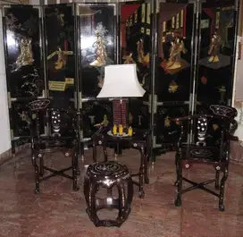 Satu Set Meja Teh Cina