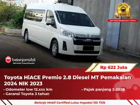 [ GARANSI 5TH ] Toyota HiACE Premio 2.8 Diesel MT Manual 2023 2024