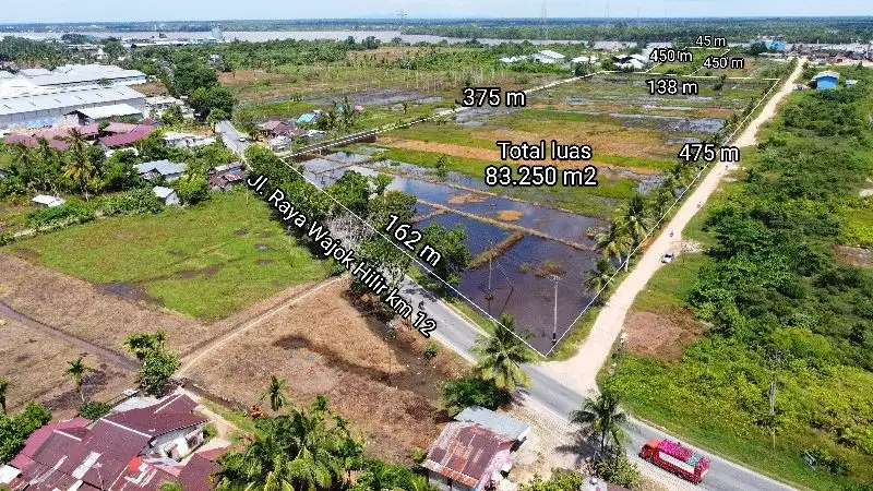 Tanah zona industri wajok - Mempawah
