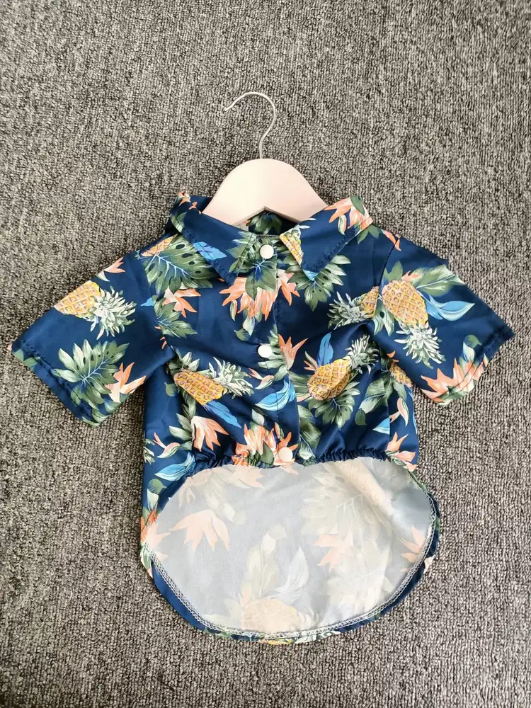 Baju Hawai Untuk Anjing Kucing Anabul | Kostum Kaos Kemeja Hawaii Aloh