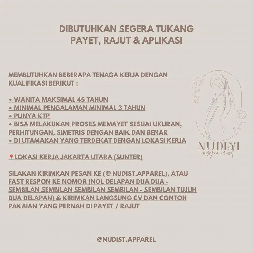 TUKANG PAYET & RAJUT