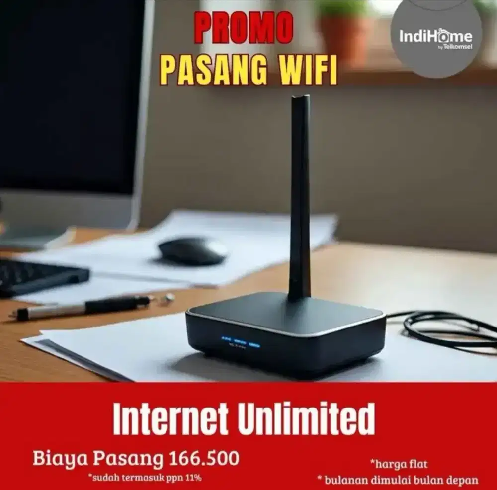 Melayani pasang baru wifi indihome