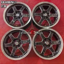 Jual velg seken samblong te37 r16 4x100 4x114,3 avanza xenia jazz dll
