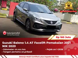 [ GARANSI 5TH ] Suzuki Baleno 1.4 AT Facelift Abu 2020/2021