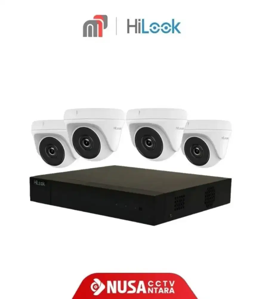Paket 4 Kamera HD1080 2MP (SIAP PASANG)