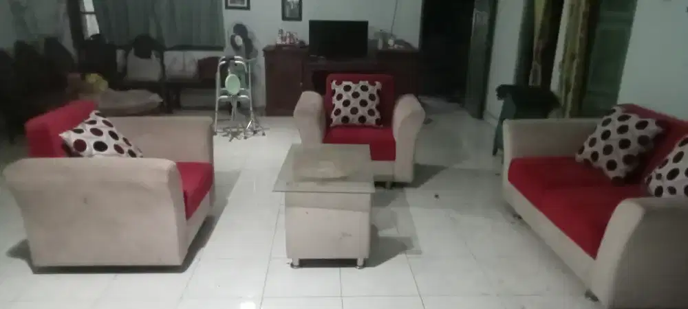 Jual sofa bludru bagus