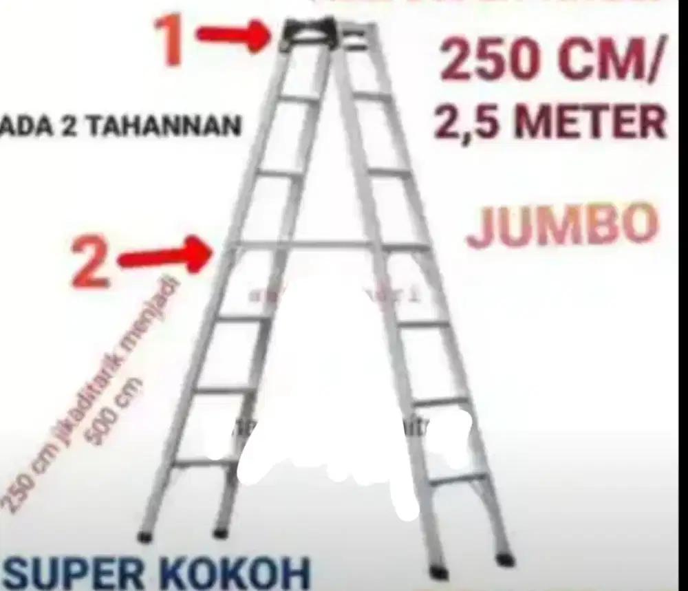 TANGGA 2.5M BINA KARYA - BONUS MEJA SETRIKA