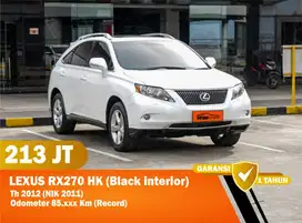 LEXUS RX270 HK (Black interior) METIC 2011