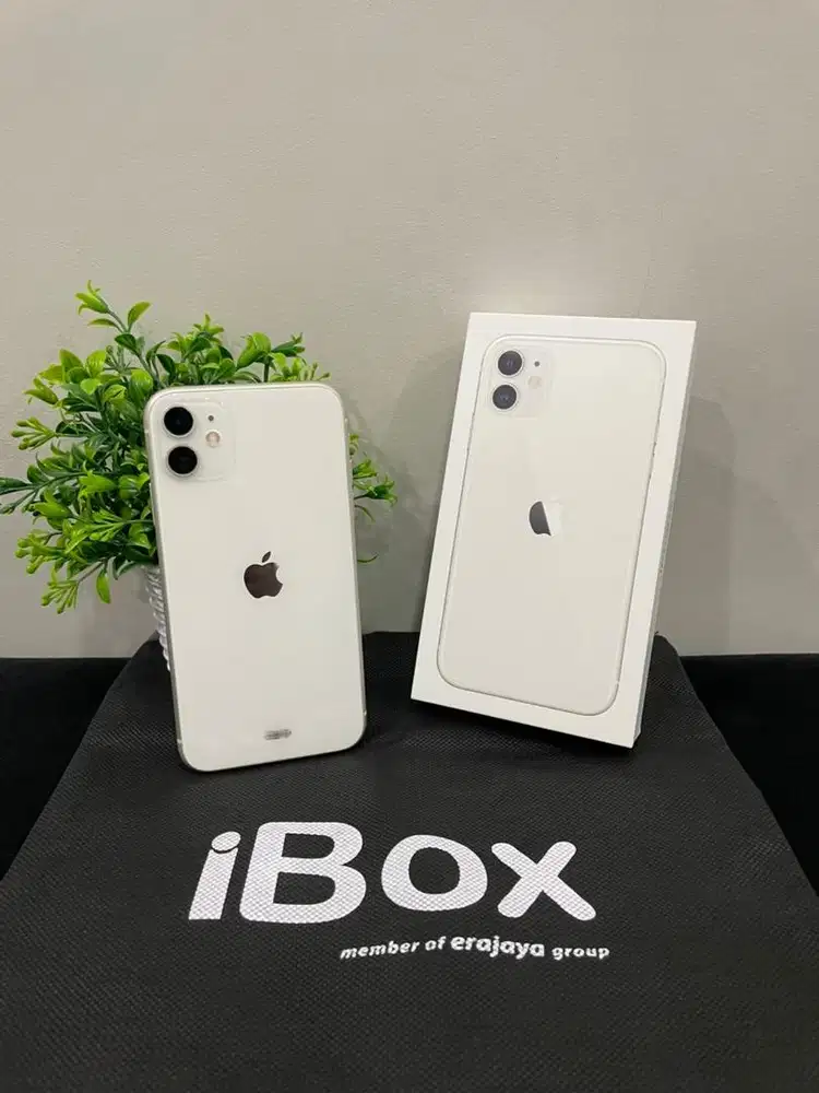 IPhone 11 64GB iBox White mulus Fullset Ori BH 86% 3Utool 98 Permanent