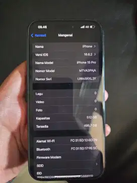 I PHONE 15 PRO 512 IBOX
