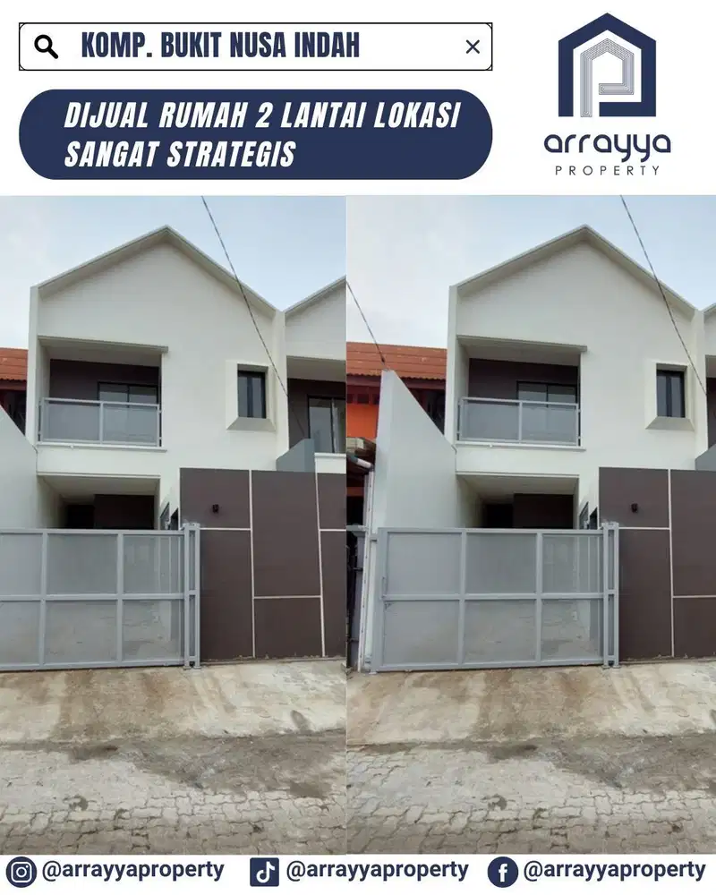 RUMAH BARU 2 LANTAI DI BUKIT NUSA INDAH SERUA .EN642.