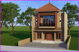 Jl. Besi Jangkang, Gaya Arsitektur Bali Style Type 90 Rumah Jogja Dekat PPPG Kesenian