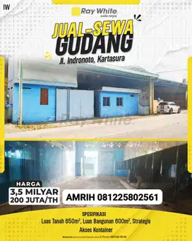 Sewa Gudang Strategis di Kartasura, Akses Kontainer