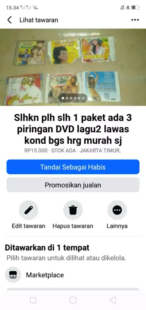 Slhkn plh slh 1 paket ada 3 kaset DVD lagu2 lawas kond bgs murah sj