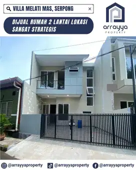 RUMAH BARU 2 LANTAI DI VILLA MELATI MAS SERPONG ,EN643,