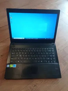 Laptop asus pro 14 inch  i3 gen 6 NVIDIA ram 4 ssd 128