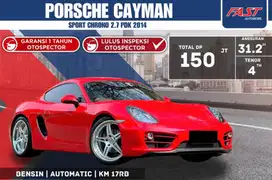 PORSCHE CAYMAN 2014 SPORT CHRONO 2.7 PDK LOW KM.17RB PAJAK PANJANG#F2S