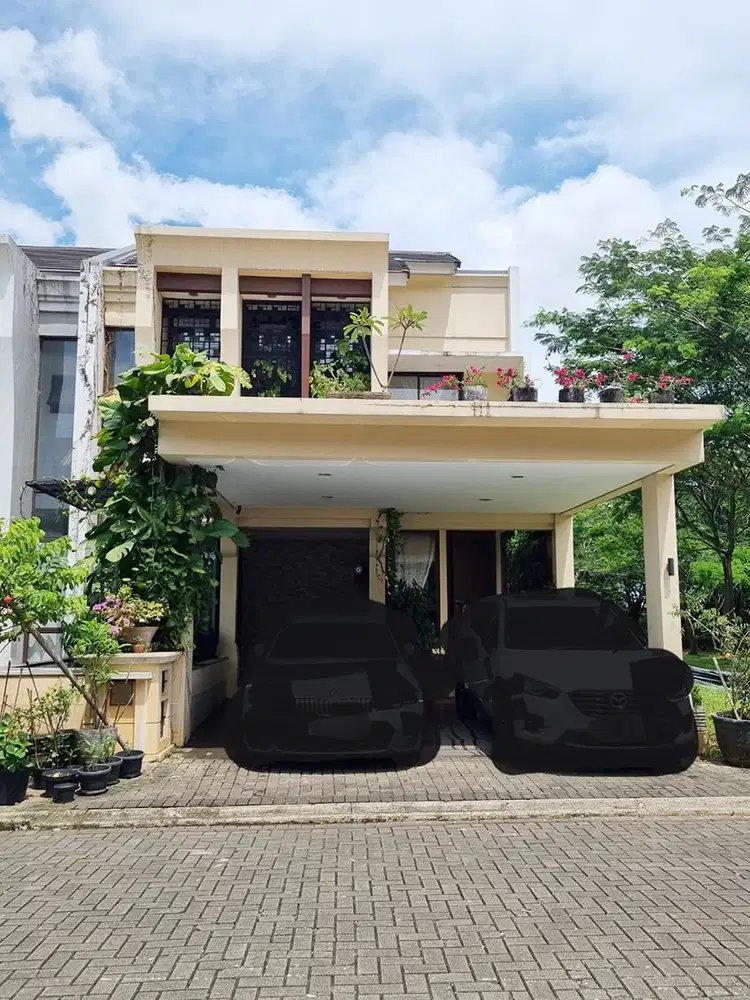 rumah cantik renov. clstr mayfield - greenwich park di bsd. harga nego